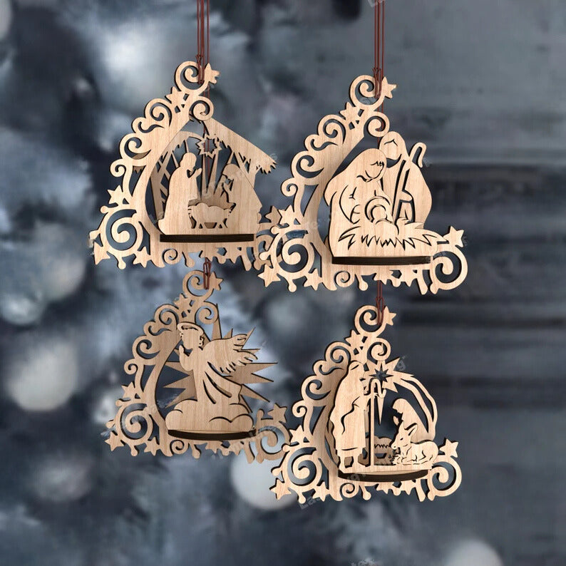 Nativity Star ornaments