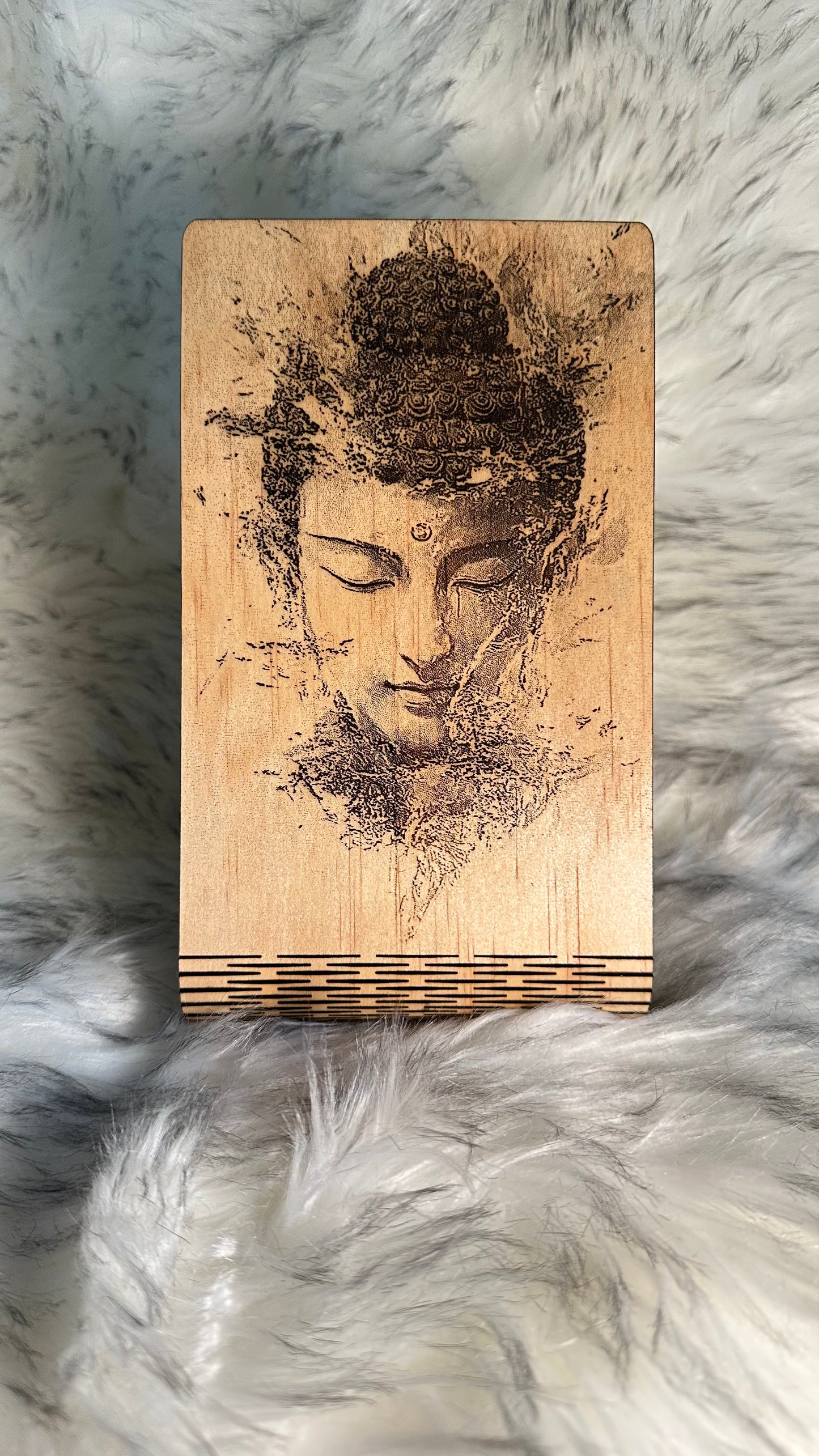 Whispers of Stillness โ Buddha in Wood