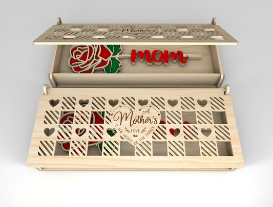 Mom’s Rose Heart Box