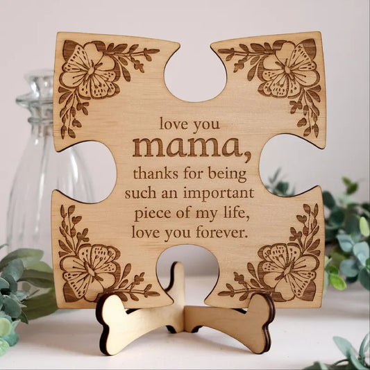 “Puzzle Piece of My Life” Mama Plaque